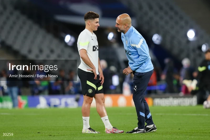 Manchester City training session before the UEFA Champions League Final match