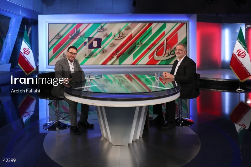 Alireza Zakani on the "Safe Aval (Prime Row)" program on the News Network