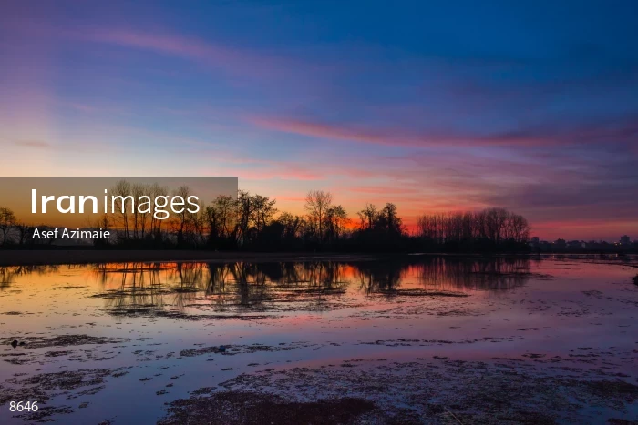 Sunset in Sorkhrud, Mazandaran