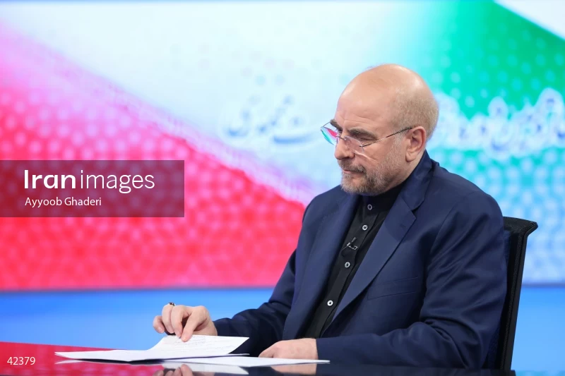 Mohammad Bagher Ghalibaf on the Special News Talk Show on the News Network