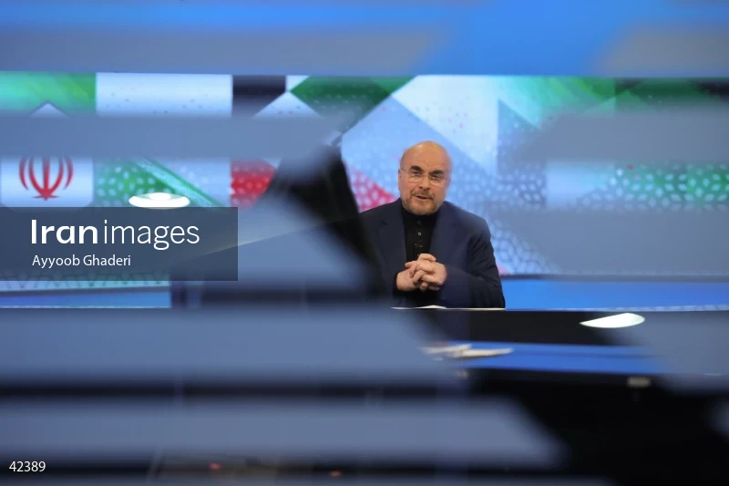 Mohammad Bagher Ghalibaf on the Special News Talk Show on the News Network