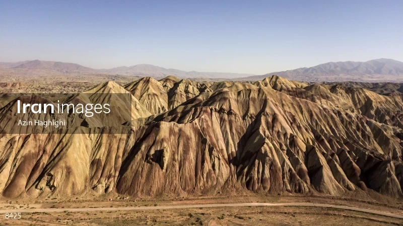 The colorful mountains of Aladaghlar Ahar