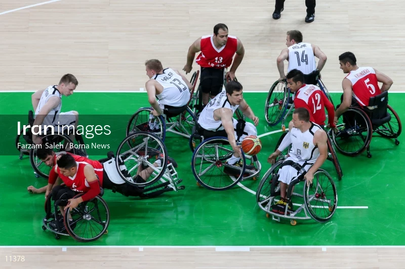 Men Wheelchair Basketball match - Iran VS Germany