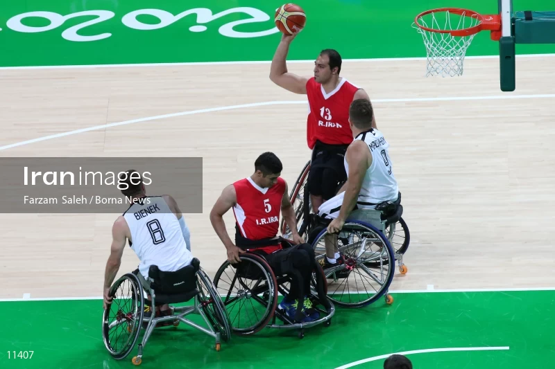 Men Wheelchair Basketball match - Iran VS Germany