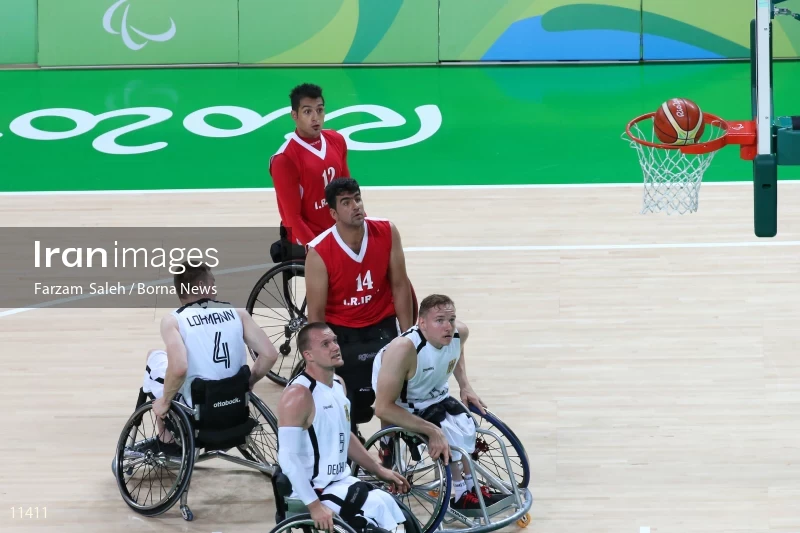 Men Wheelchair Basketball match - Iran VS Germany