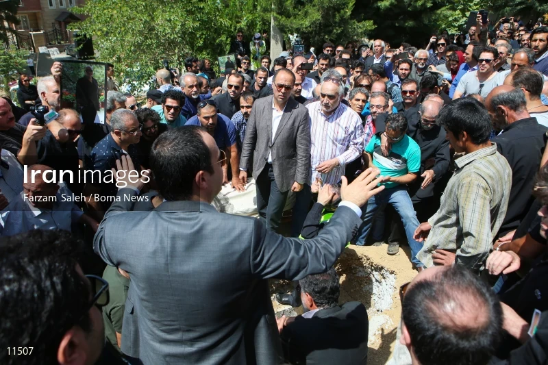 Funeral ceremony for Abbas Kiarostami in Lavasan