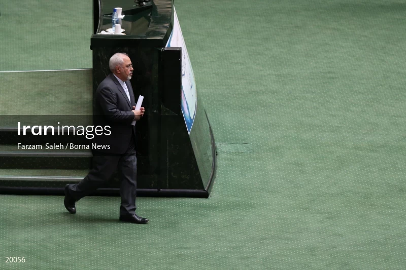 Mohammad Javad Zarif at parliament