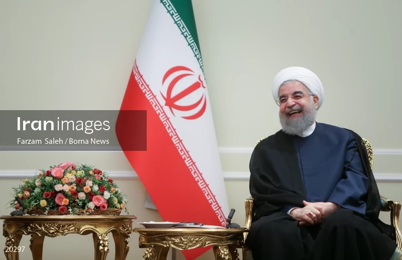 Iran national football team meets President Hassan Rouhani