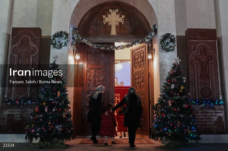 The new year ceremony in the Holy Church of Sarkis