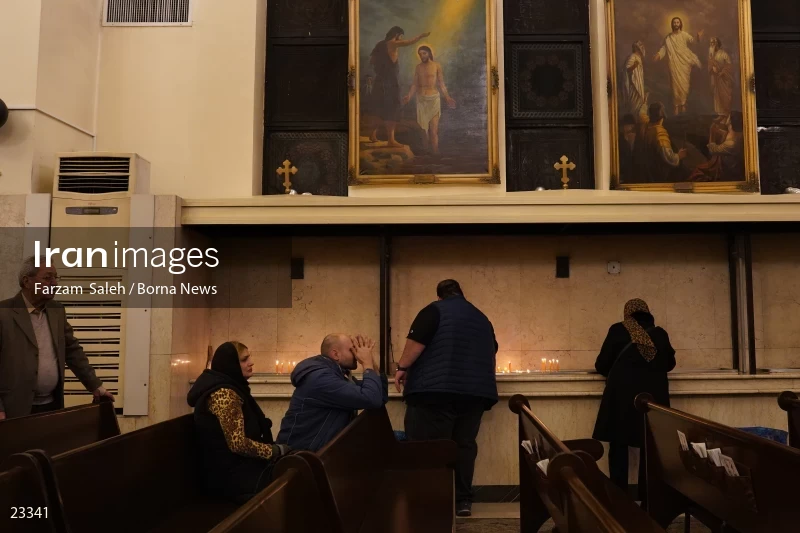 The new year ceremony in the Holy Church of Sarkis