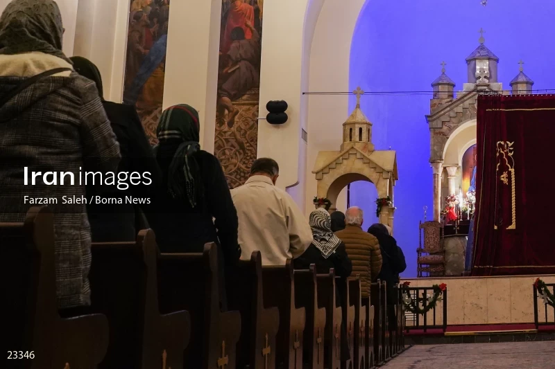 The new year ceremony in the Holy Church of Sarkis