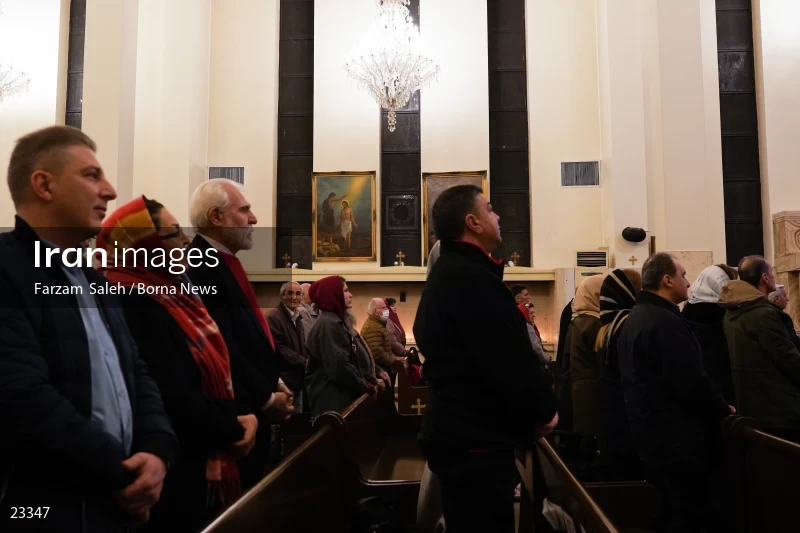 The new year ceremony in the Holy Church of Sarkis
