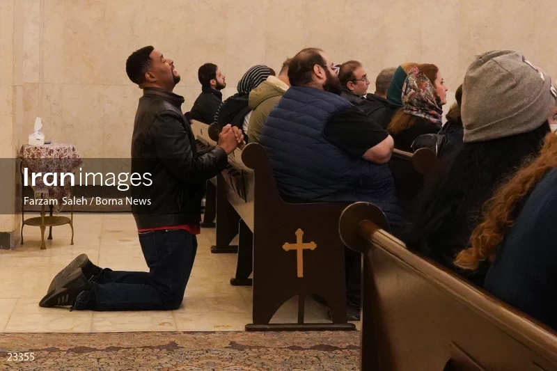 The new year ceremony in the Holy Church of Sarkis
