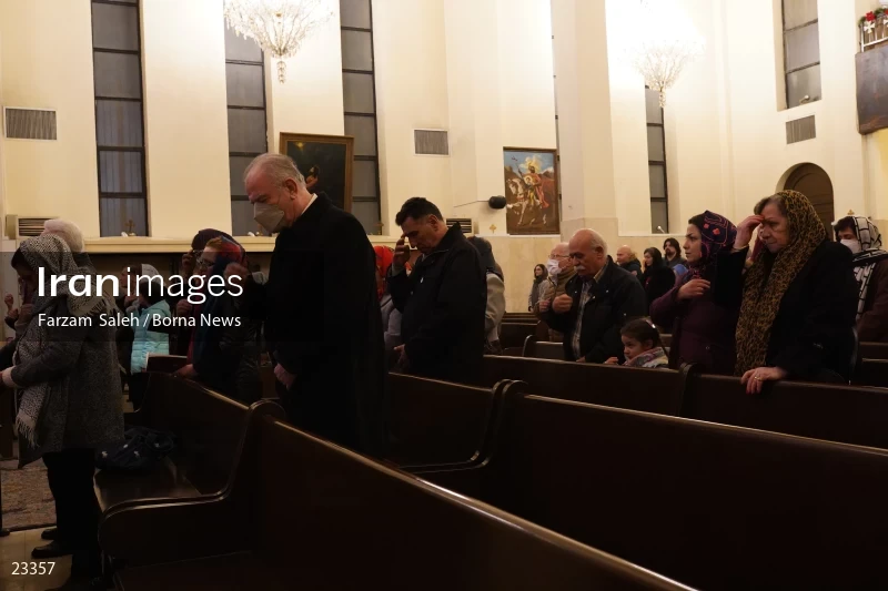 The new year ceremony in the Holy Church of Sarkis