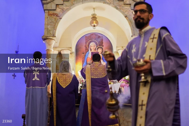 The new year ceremony in the Holy Church of Sarkis