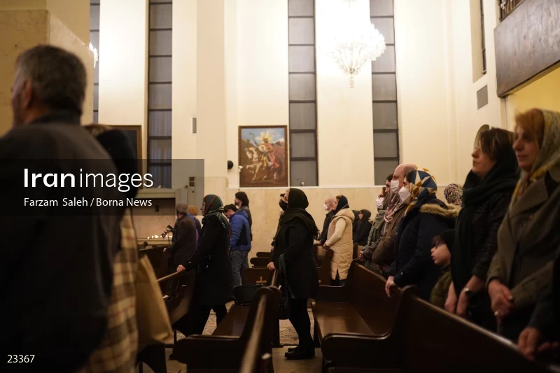 The new year ceremony in the Holy Church of Sarkis