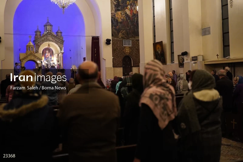 The new year ceremony in the Holy Church of Sarkis