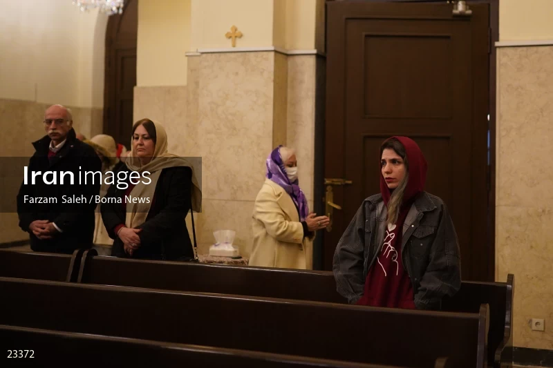 The new year ceremony in the Holy Church of Sarkis