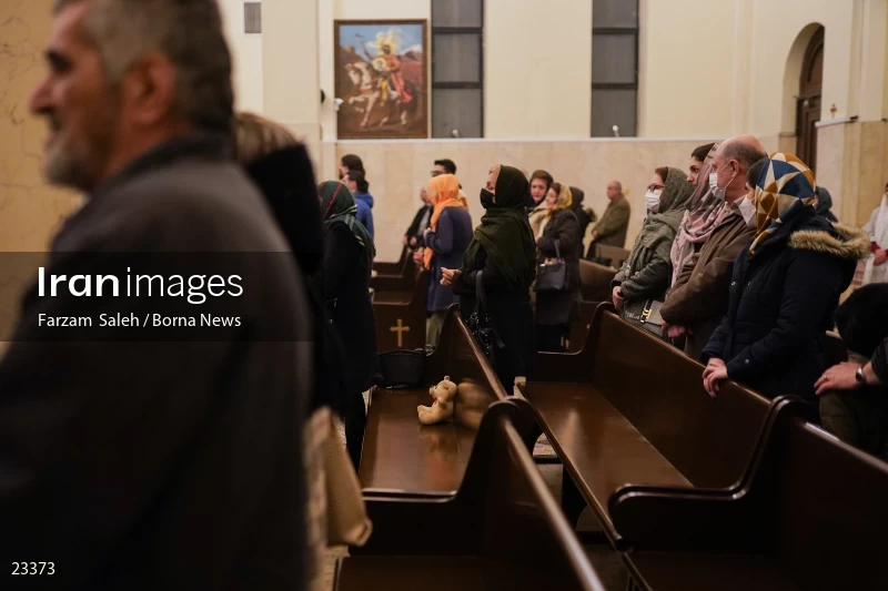 The new year ceremony in the Holy Church of Sarkis