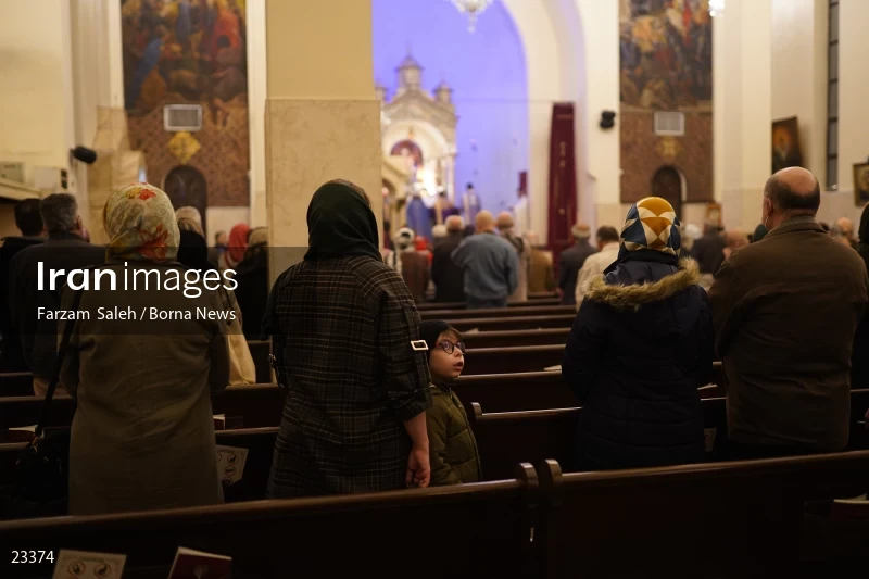 The new year ceremony in the Holy Church of Sarkis