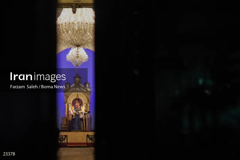 The new year ceremony in the Holy Church of Sarkis