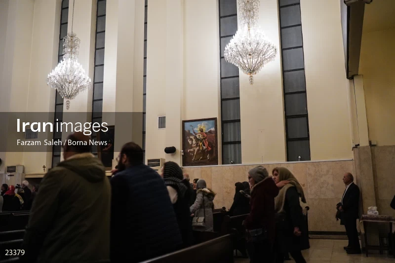 The new year ceremony in the Holy Church of Sarkis