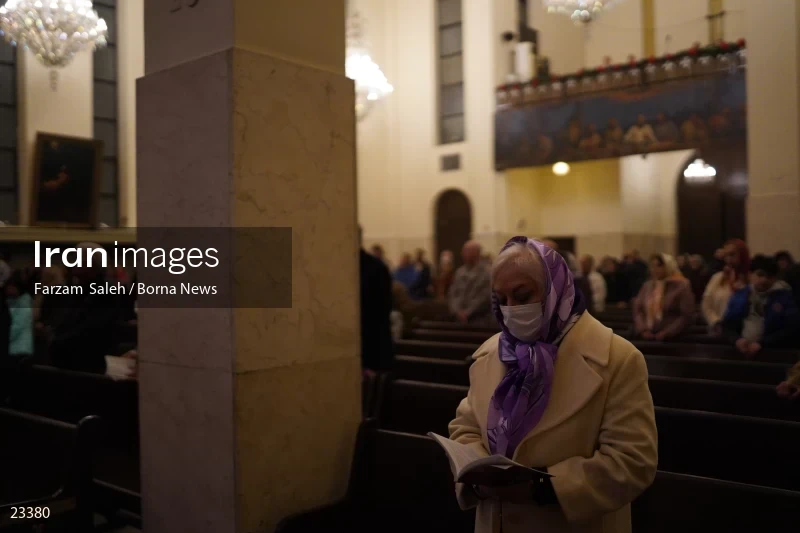 The new year ceremony in the Holy Church of Sarkis