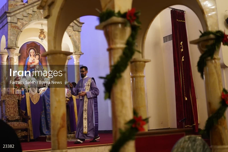 The new year ceremony in the Holy Church of Sarkis