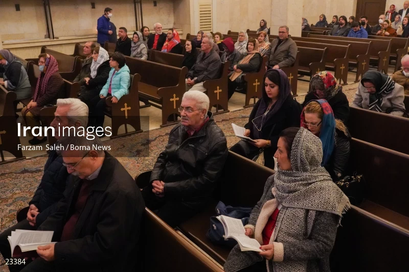 The new year ceremony in the Holy Church of Sarkis