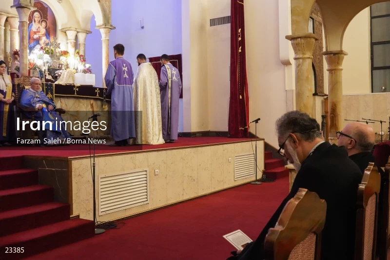 The new year ceremony in the Holy Church of Sarkis