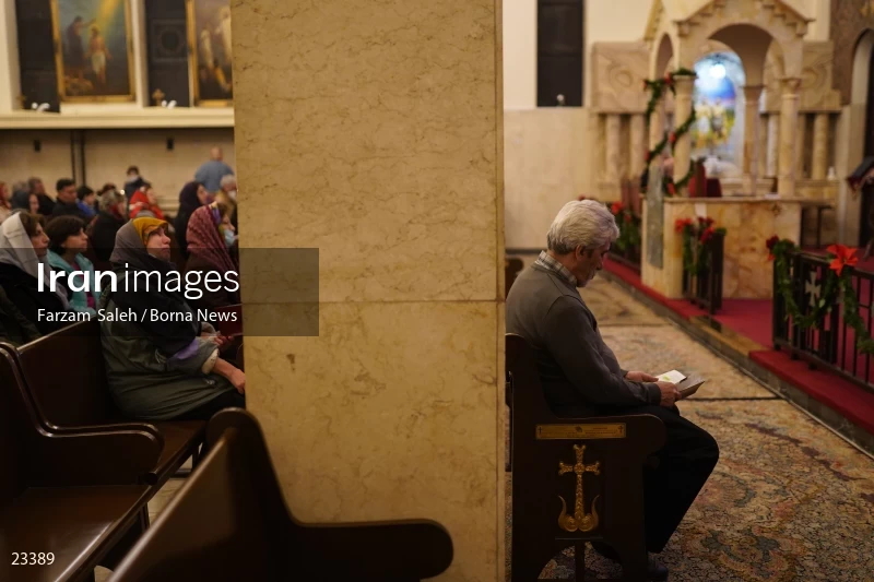 The new year ceremony in the Holy Church of Sarkis
