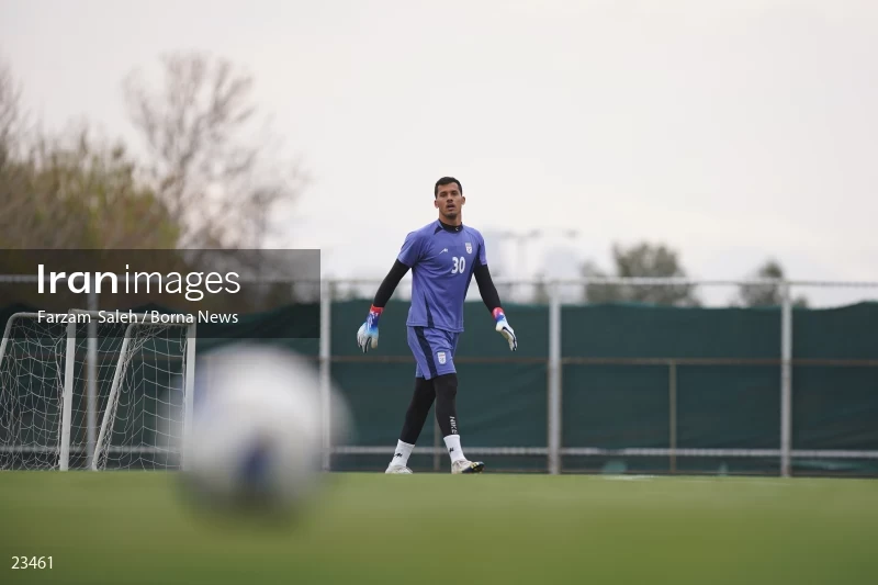 The first training session of the national football team with the presence of Amir Ghalenoei