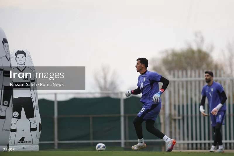 The first training session of the national football team with the presence of Amir Ghalenoei