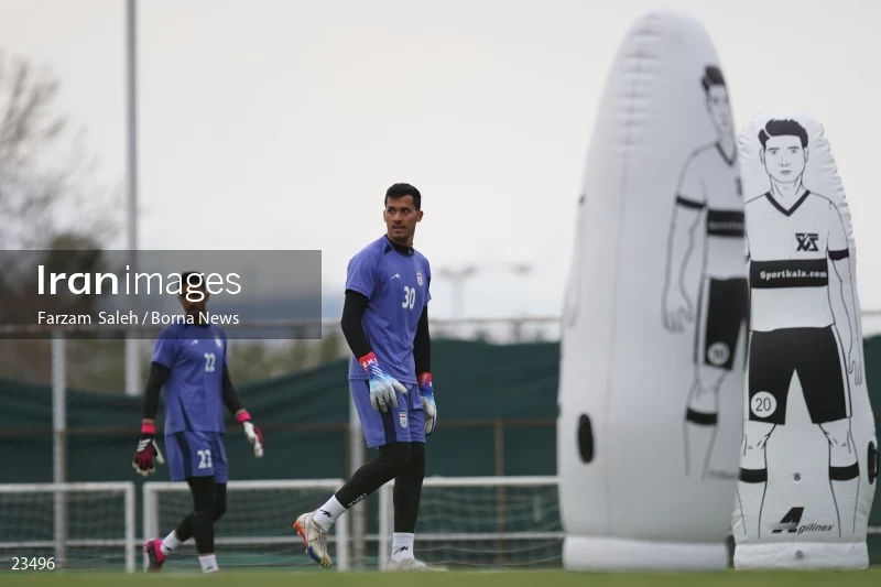 The first training session of the national football team with the presence of Amir Ghalenoei