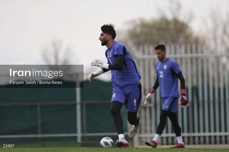 The first training session of the national football team with the presence of Amir Ghalenoei