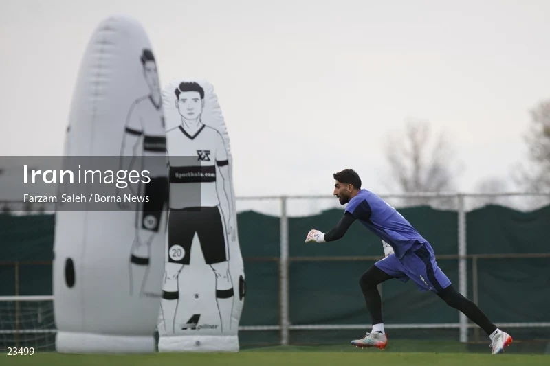 The first training session of the national football team with the presence of Amir Ghalenoei