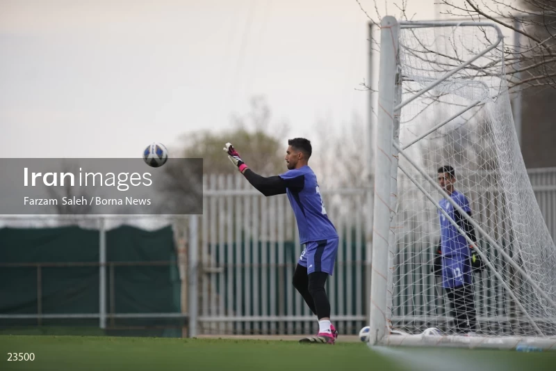 The first training session of the national football team with the presence of Amir Ghalenoei