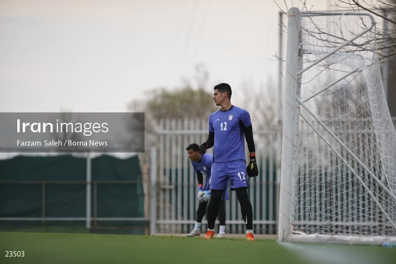 The first training session of the national football team with the presence of Amir Ghalenoei