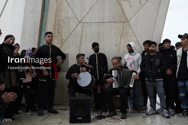 Performing cultural programs in Azadi Square on the occasion of Nowruz