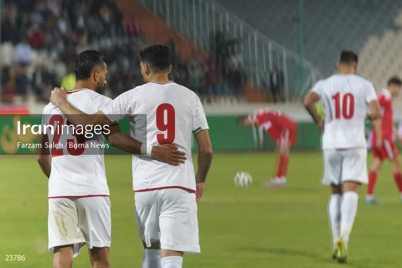 Iran v Russia friendly football match