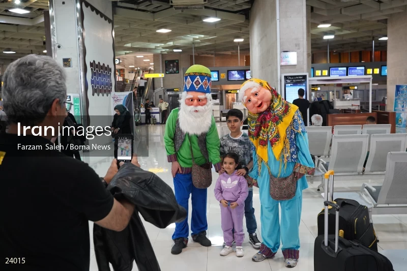 Tehran Mehrabad Airport in Nowruz 1402