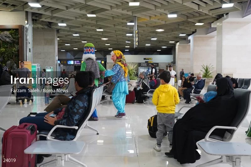 Tehran Mehrabad Airport in Nowruz 1402