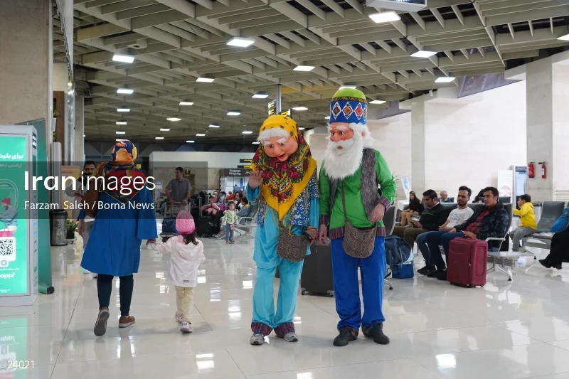 Tehran Mehrabad Airport in Nowruz 1402