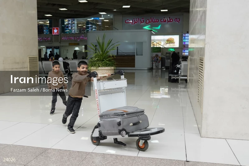 Tehran Mehrabad Airport in Nowruz 1402