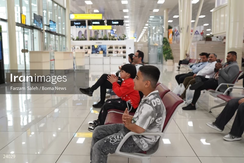 Tehran Mehrabad Airport in Nowruz 1402
