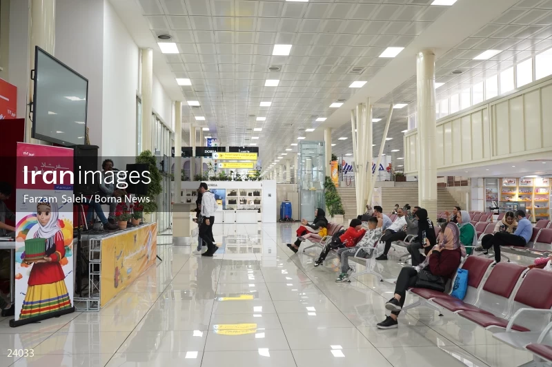 Tehran Mehrabad Airport in Nowruz 1402