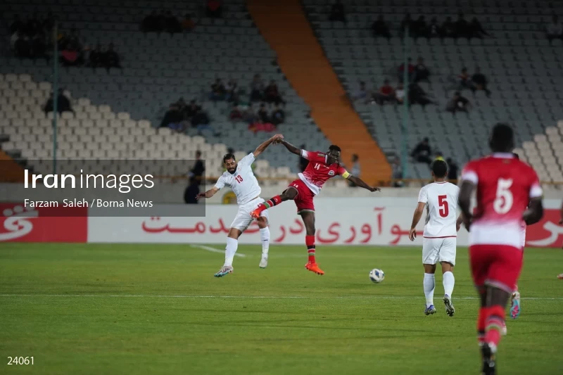 Iran v Kenya friendly football match