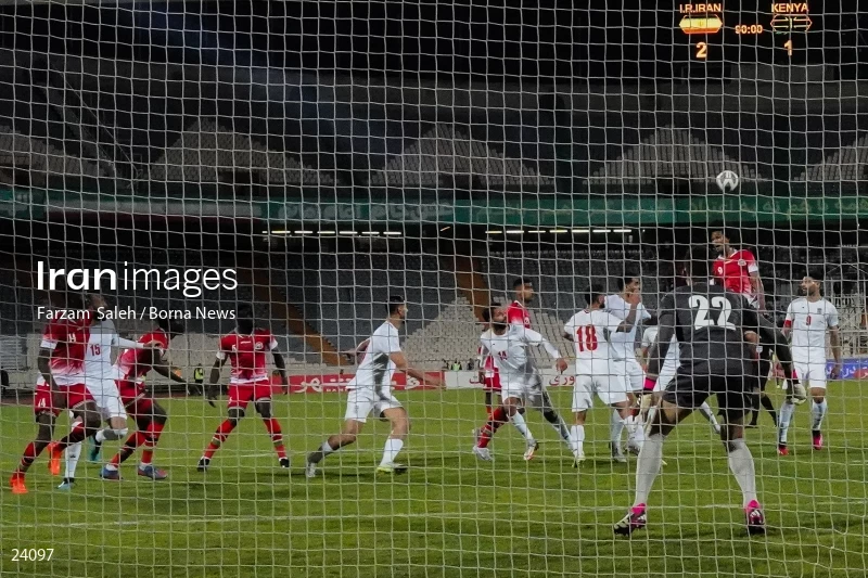 Iran v Kenya friendly football match