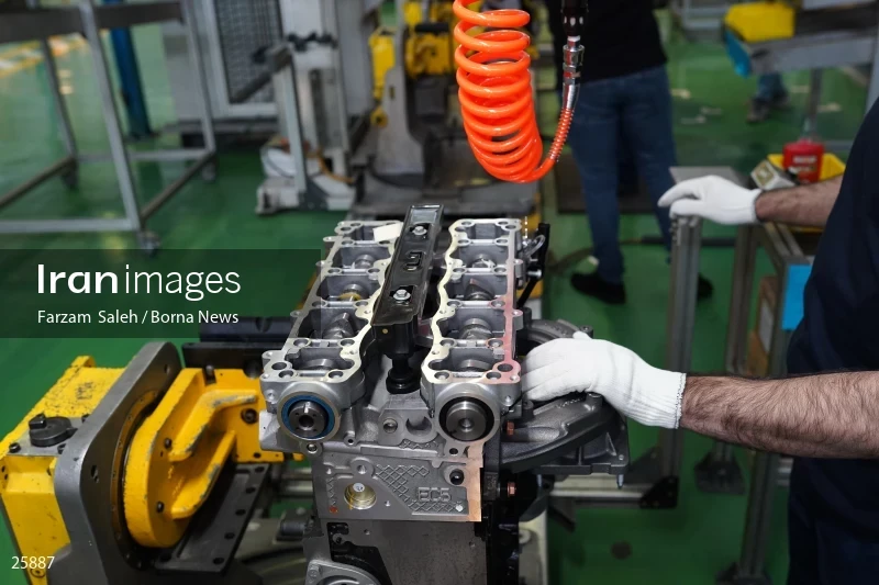 Unveiling of Cadila and Shahin Plus cars at Saipa Automobile Factory