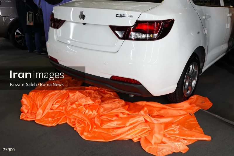 Unveiling of Cadila and Shahin Plus cars at Saipa Automobile Factory